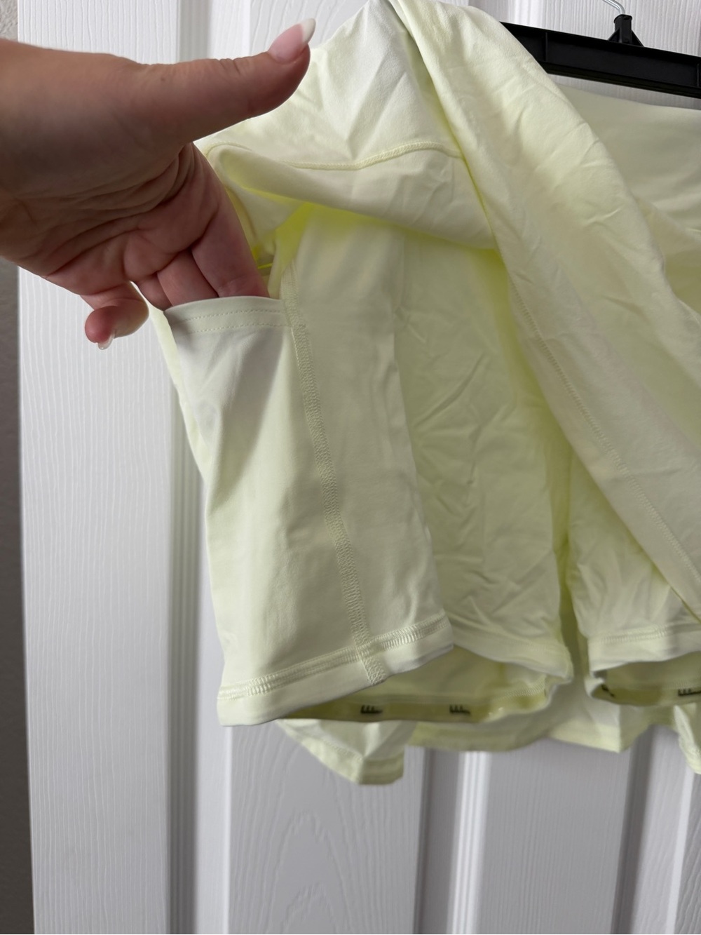 Lululemon Light Yellow Athletic Skort - Picture 5 of 5